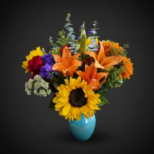 Sunlit Joy Mixed Flower Arrangement